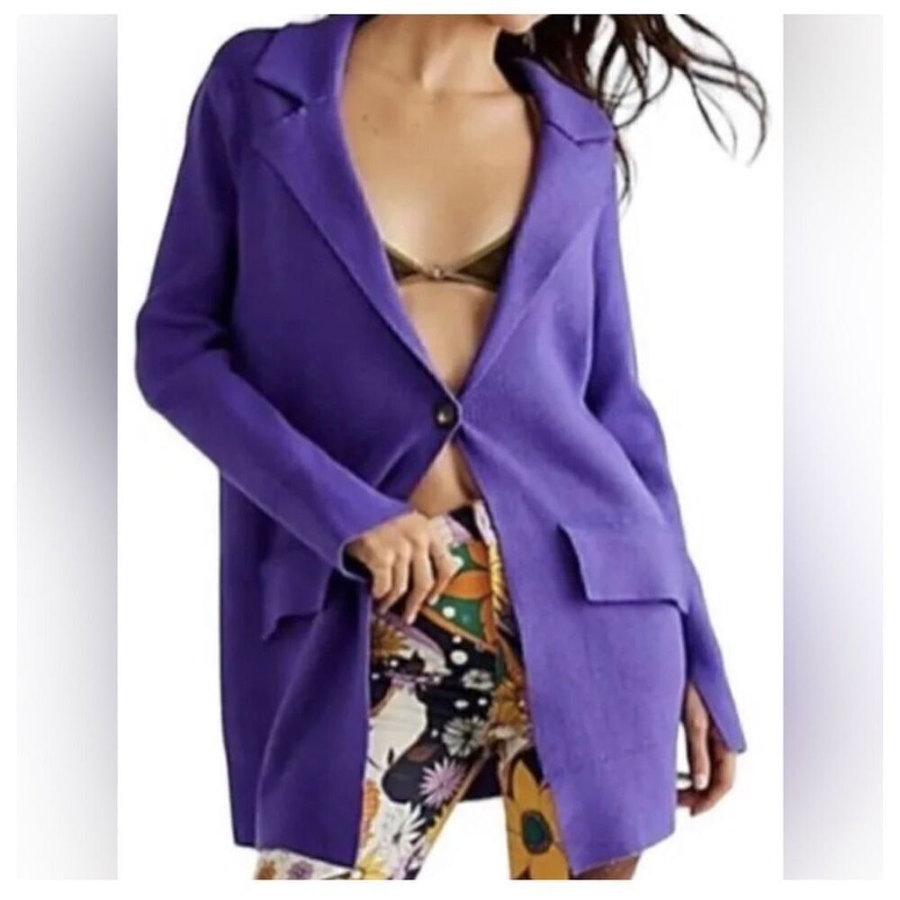Free People Sarah Sweater Blazer Size Small